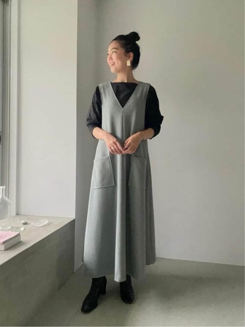 BEARDSLEY ビアズリー　シャツTシャツ　ブラック　洗える ブラウス