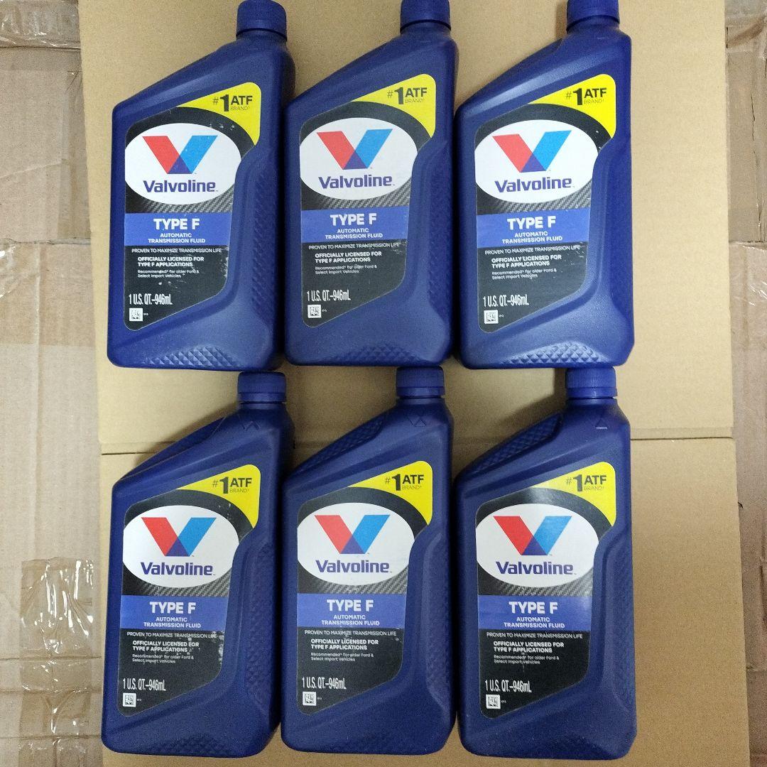 （新品輸入品）Valvoline VV341 ATF タイプF 946ml×６本