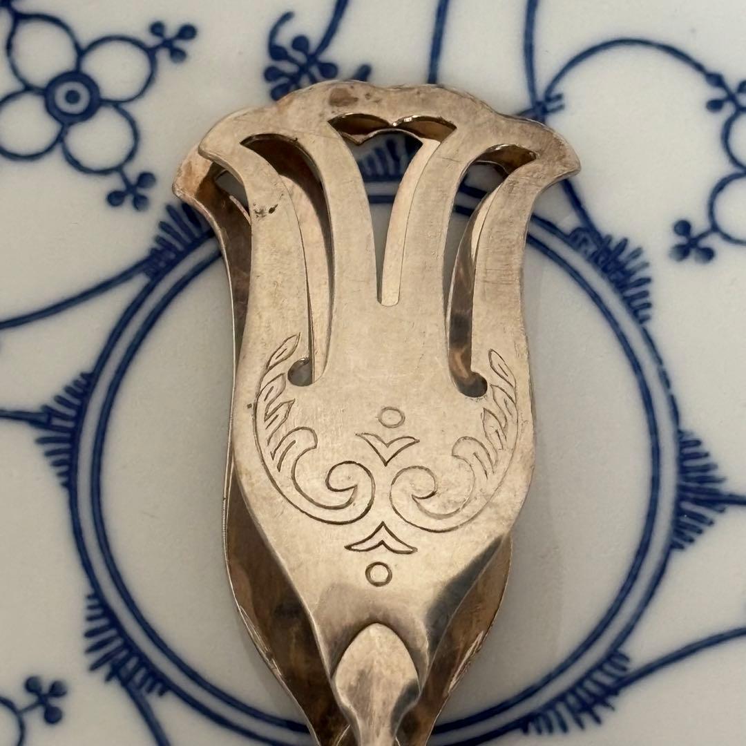 【西ドイツ】トングDシルバーメッキ クラシック サービング ケーキ お菓子19㎝