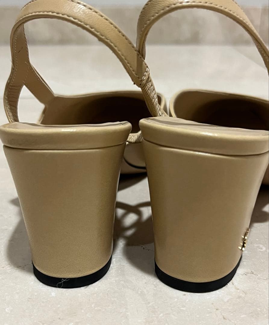 n*u様 (美品】CHANEL スリングバックシューズ　35.5