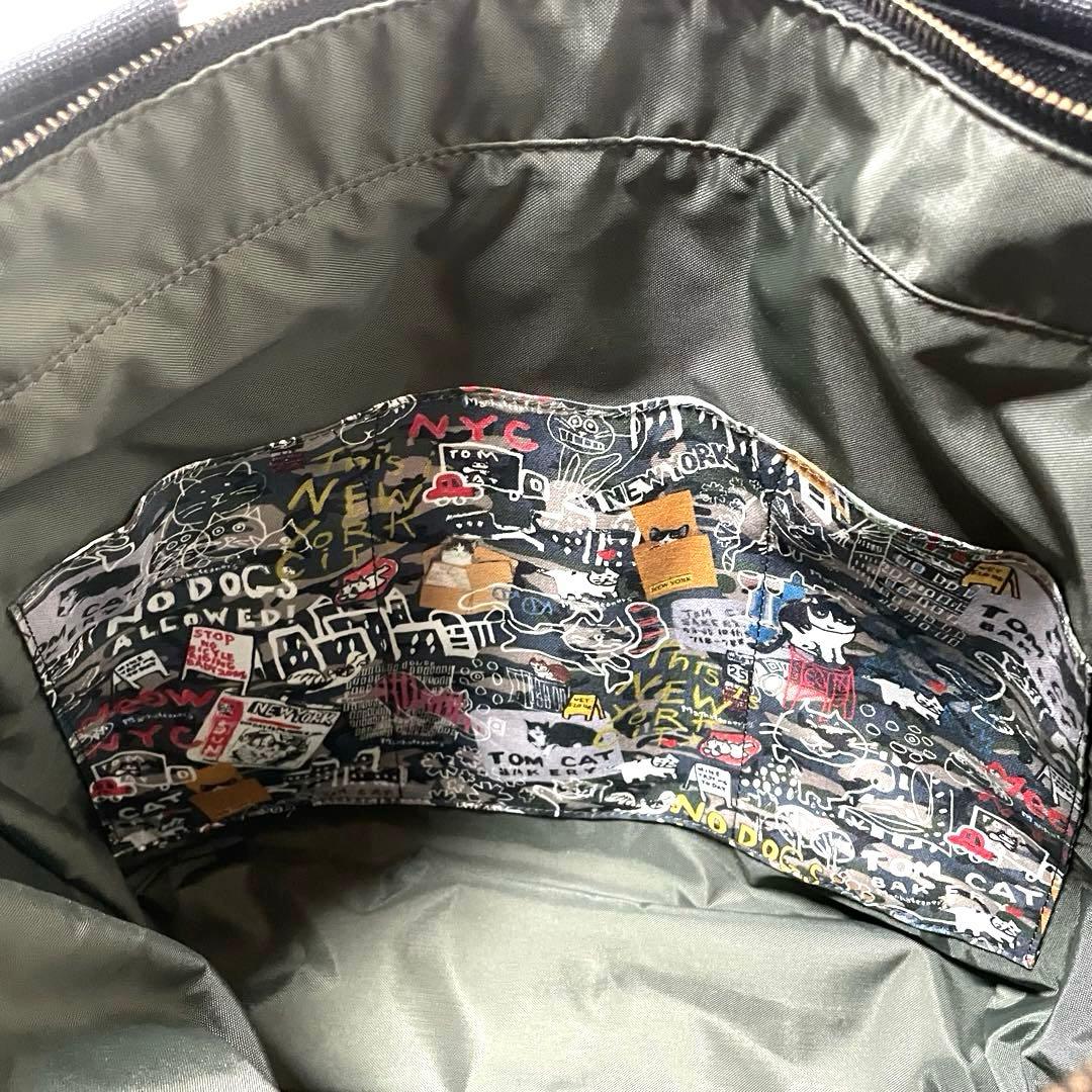 新品未使用　マンハッタナーズ　ブラックトートバッグ　ユニセックス　現行品