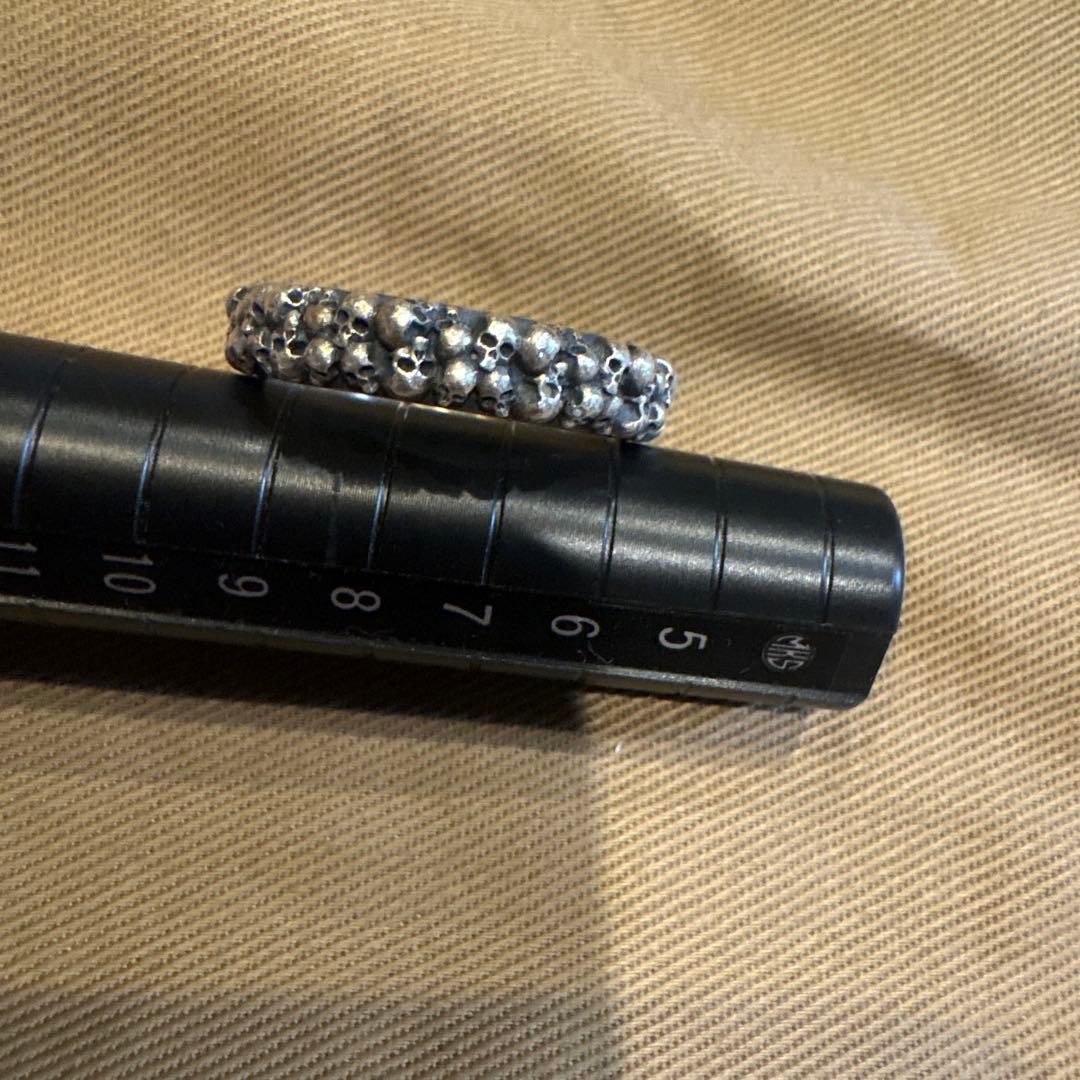 ひろまさ　スカルデザインリング 約23号