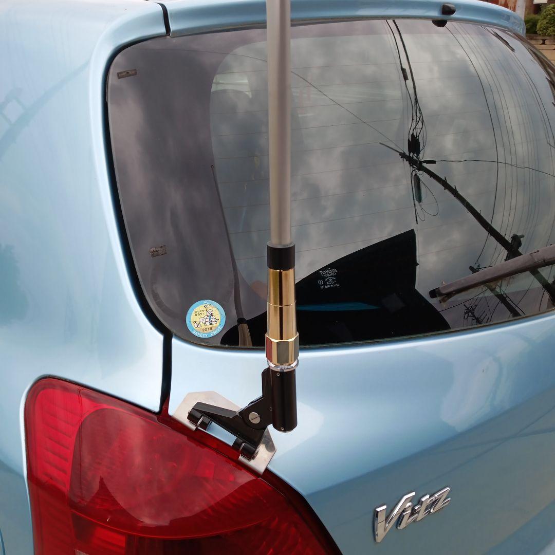 国産パイオニアパーソナルアンテナタイプ・取り付基台付き風林火山黒色