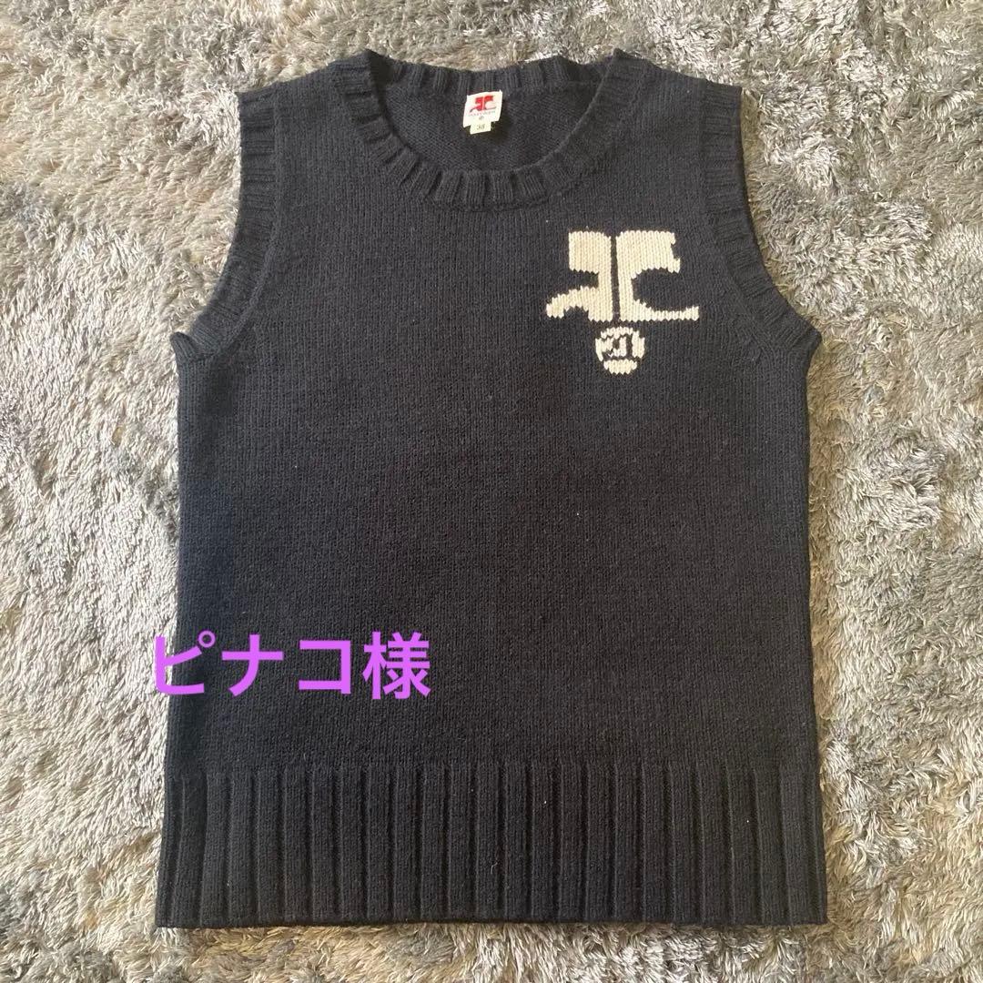 黒のノースリーブセーター サイズ38