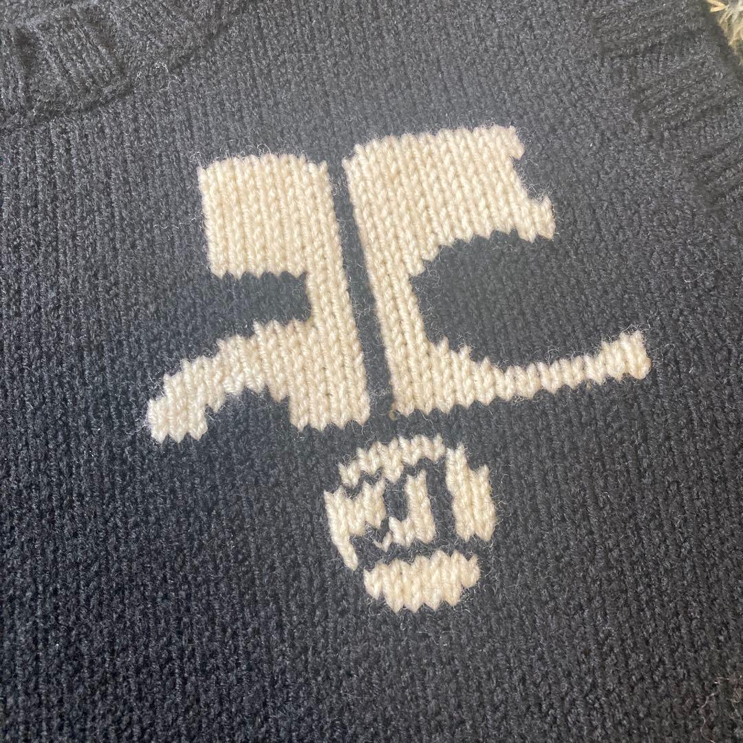 黒のノースリーブセーター サイズ38