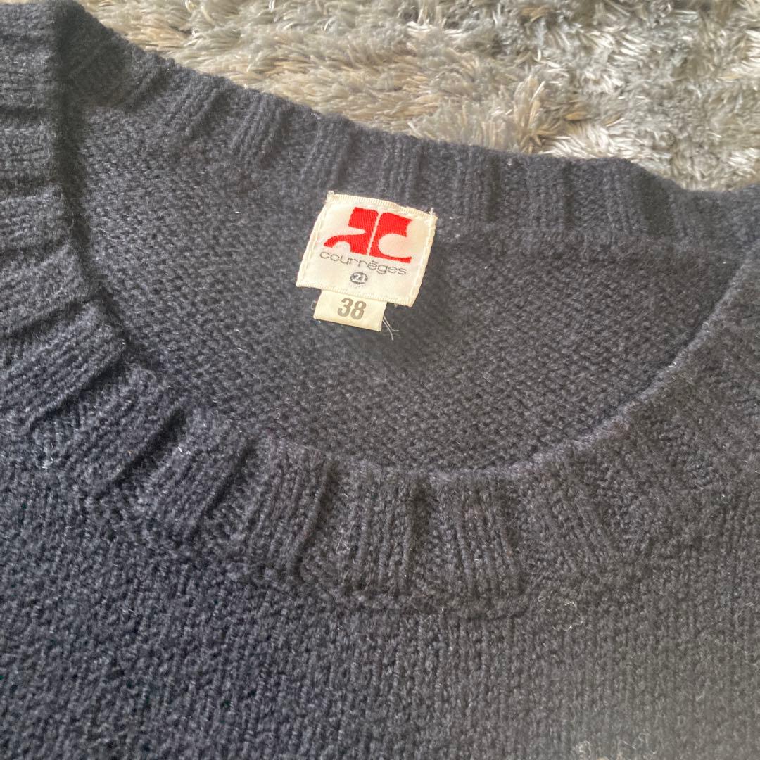 黒のノースリーブセーター サイズ38