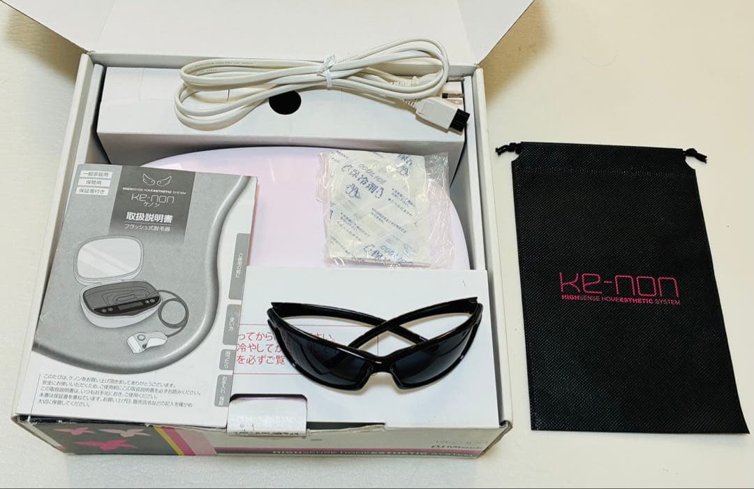 【美品】ケノン フラッシュ式脱毛器 ver:7.2