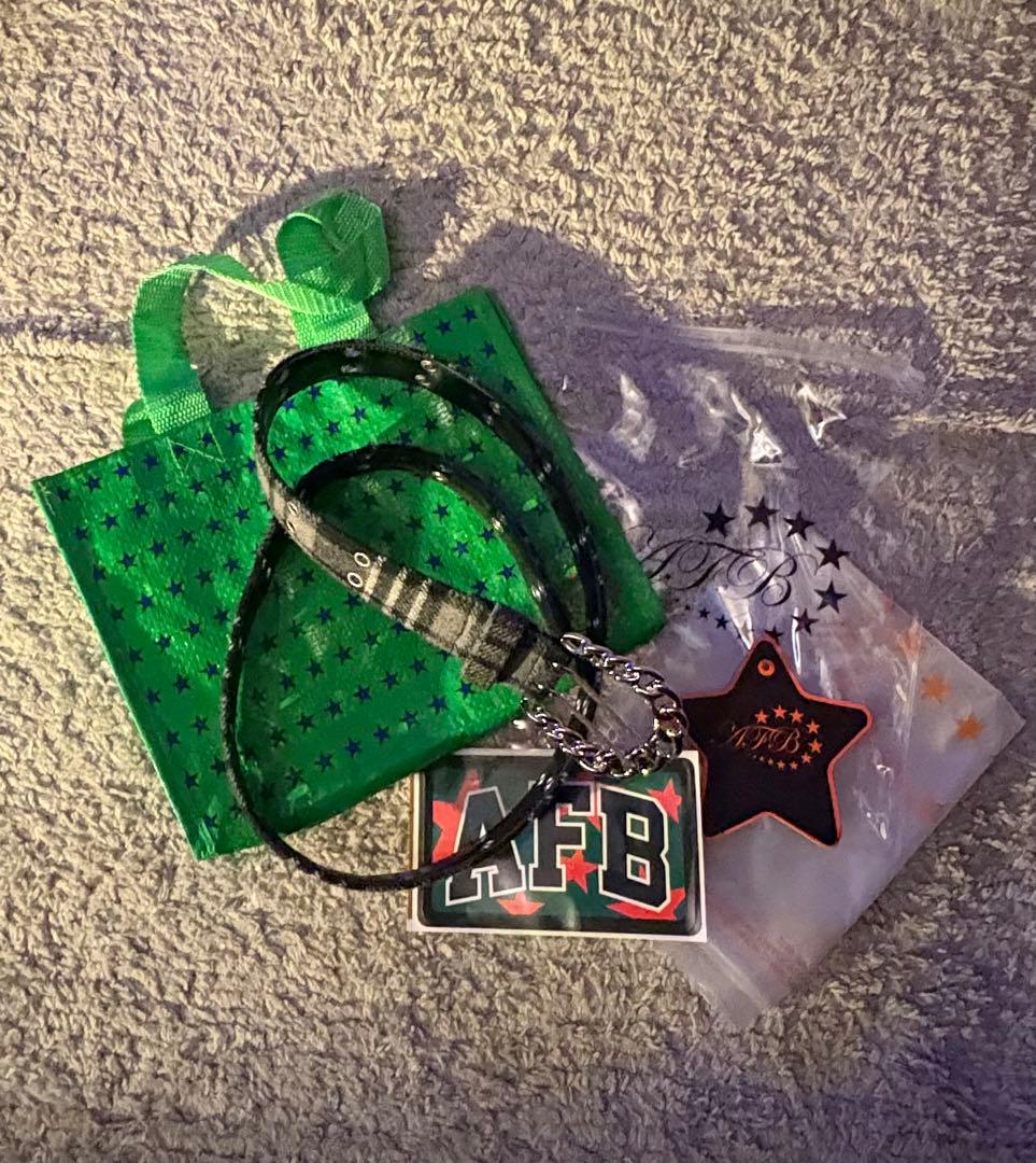 【完売品】afb ベルト belt チェック柄 黒 グレー Lサイズ 円堂守着用