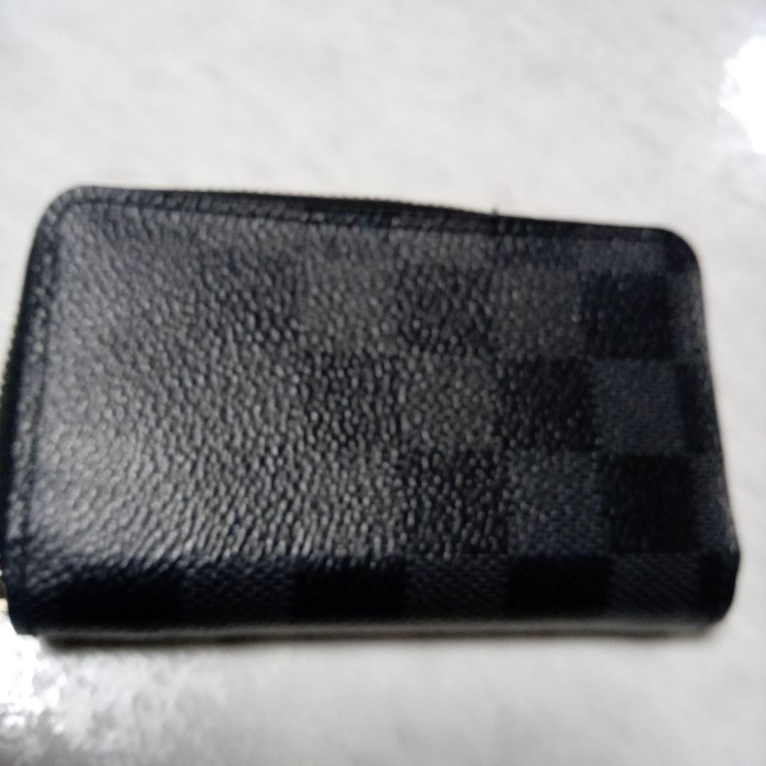 Louis Vuitton ブラック レザー ダミエケース