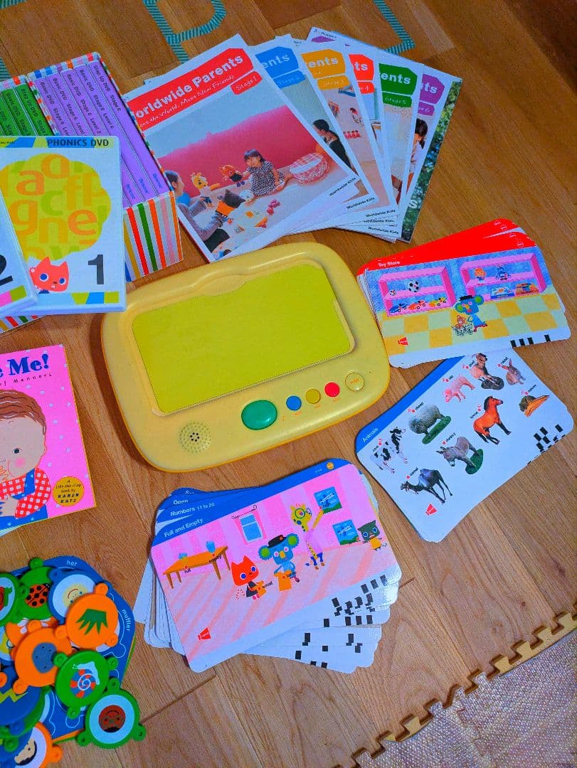 ワールドワイドキッズ【フォニックス】+ほぼフルセット