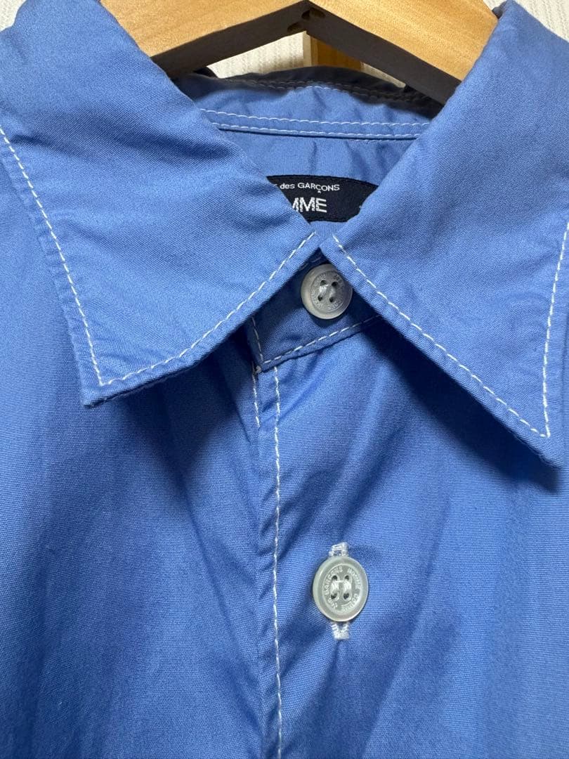 コムデギャルソンオム　COTTON PLAIN SHIRTS パッカリング