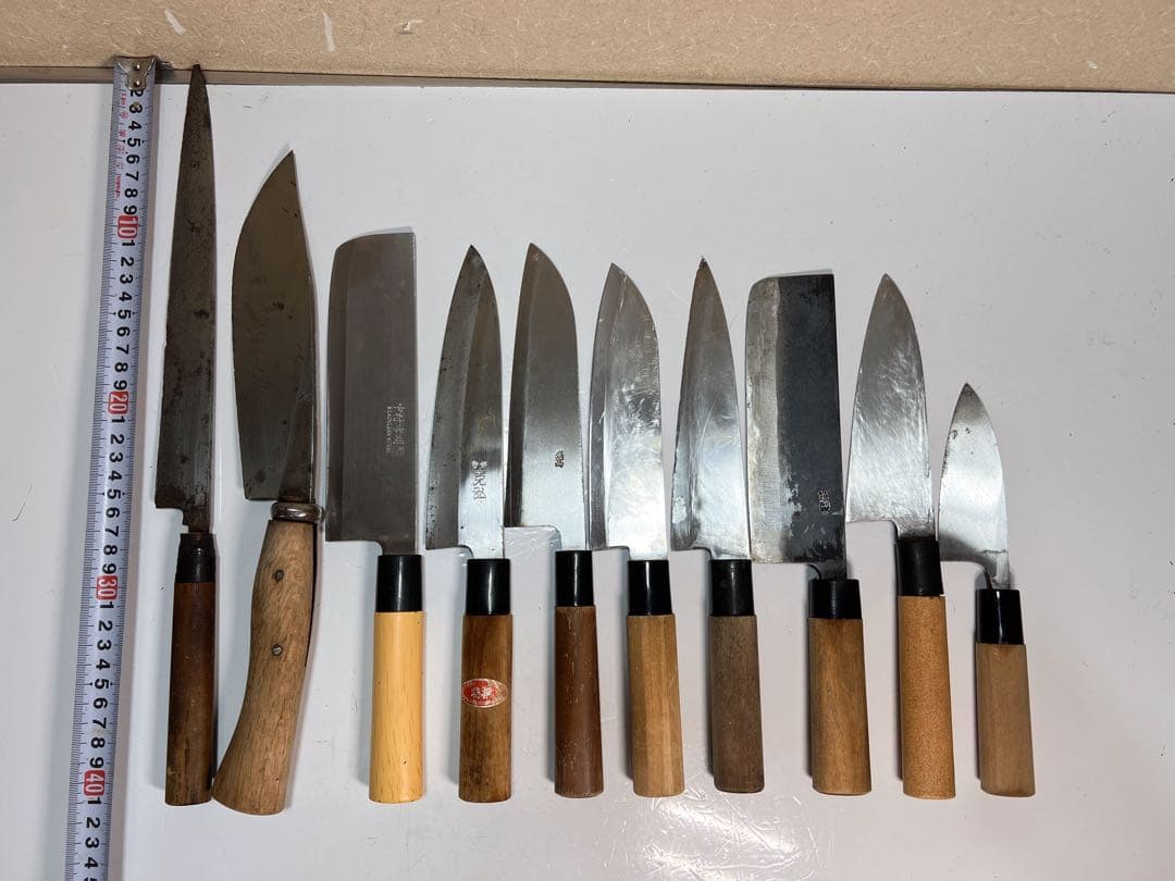 濃州正宗作 関 孫 銀 刀都 手打 ナイフ10本セット他