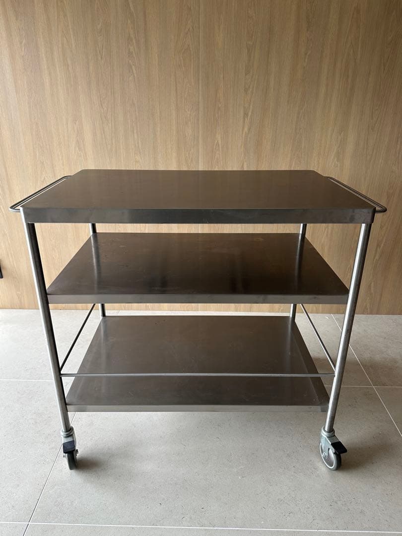 イケア　ステンレスキッチンワゴン　フリッタ