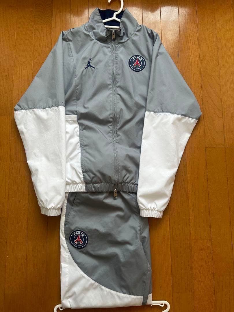 ムーちゃん　PSG × JORDAN ナイロン セットアップ ホワイト