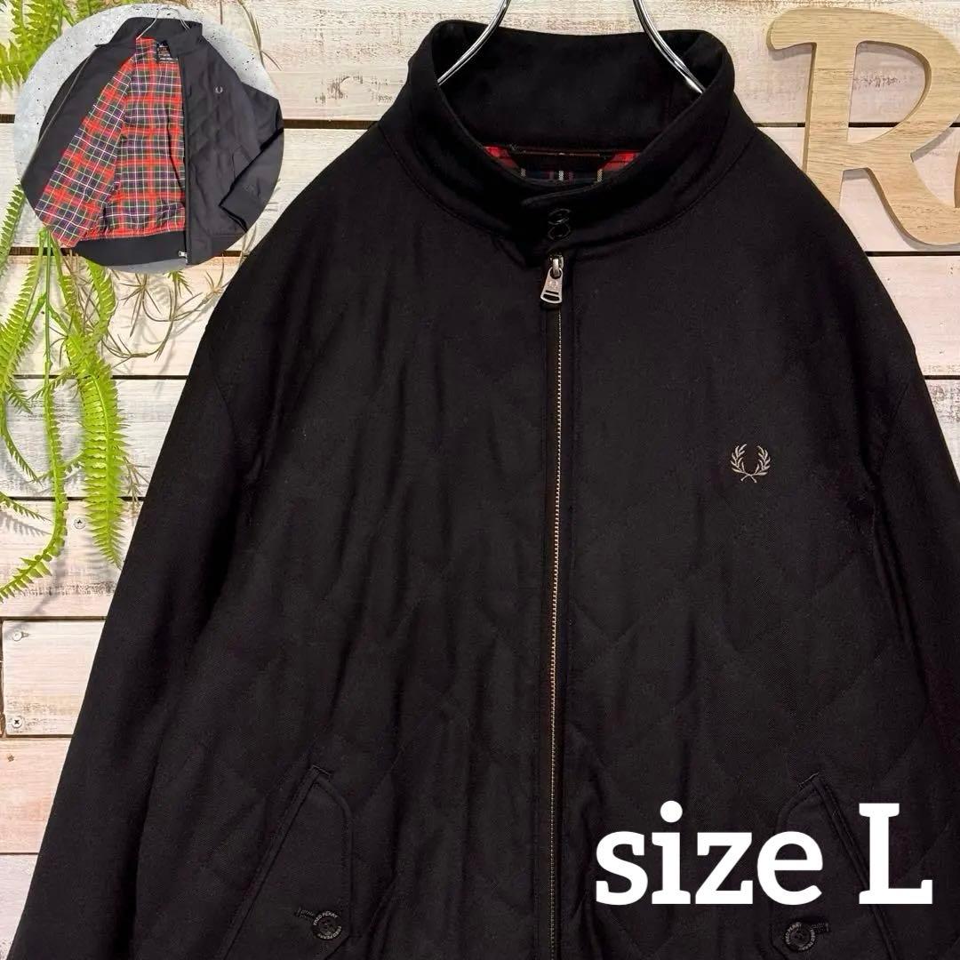 フレッドペリー ハリントンジャケット スイングトップ 月桂冠 サーモア L
