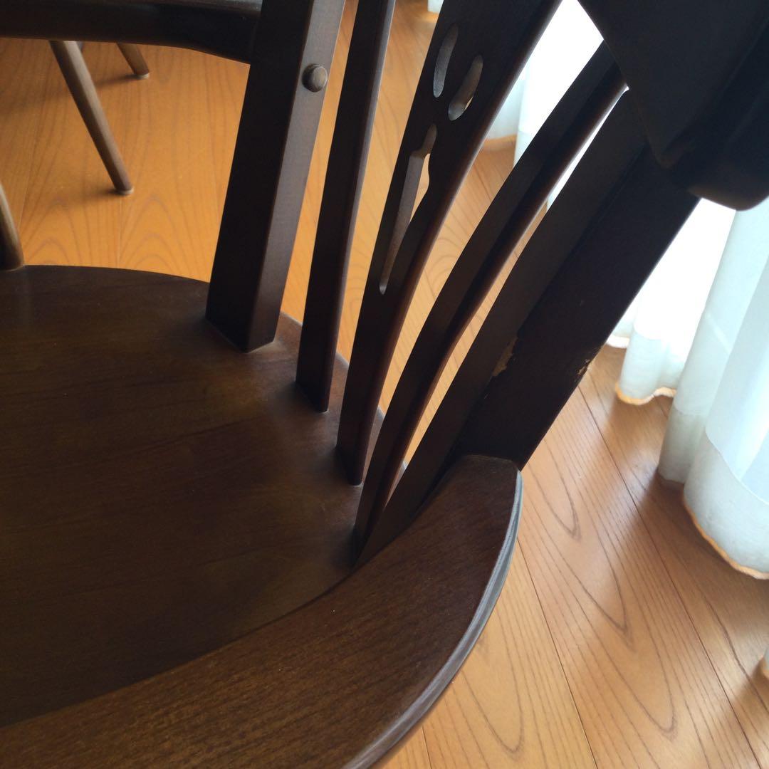 カリモク　回転椅子