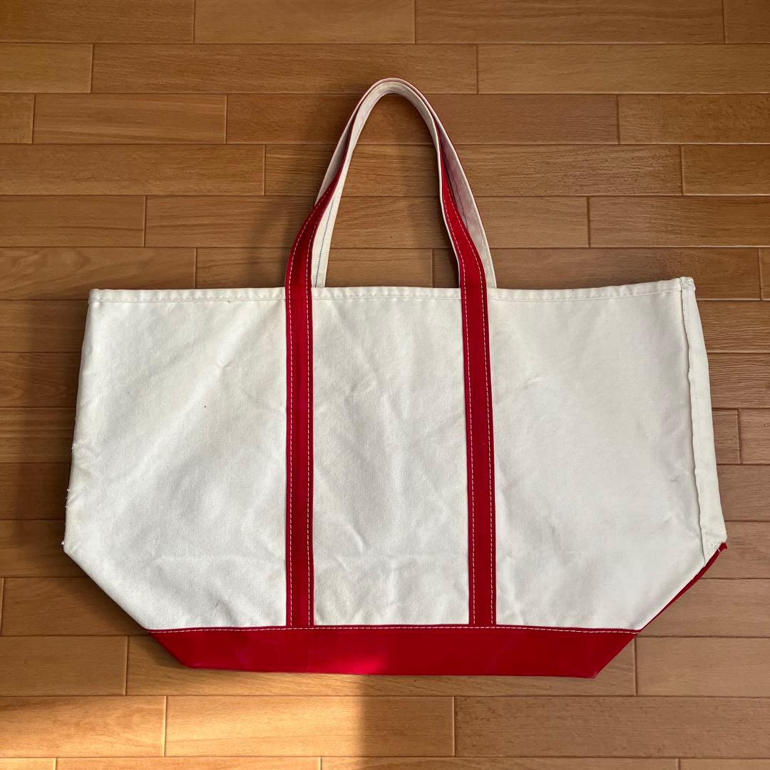 '80s L.L.Bean ボート&トート レッド XL エクストララージ