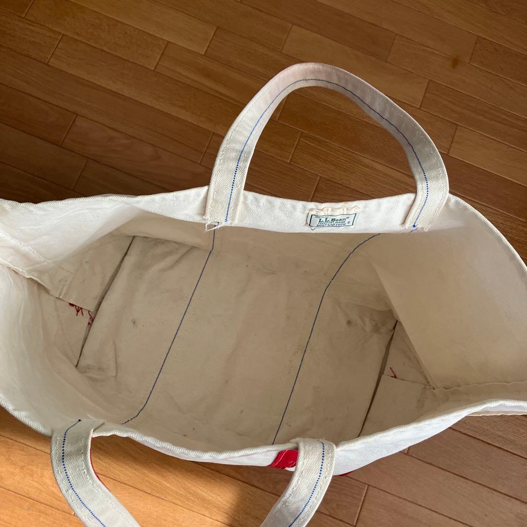 '80s L.L.Bean ボート&トート レッド XL エクストララージ