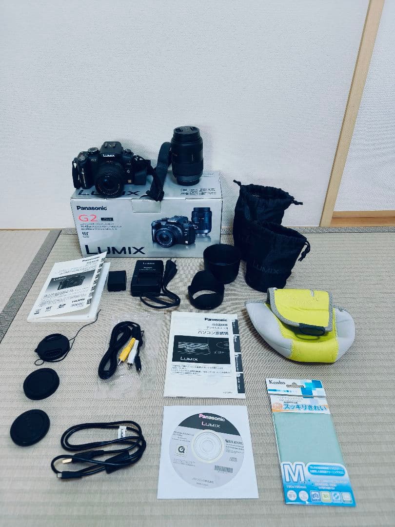 【美品】Panasonic LUMIX G2 DMC-G2 ダブルレンズキット
