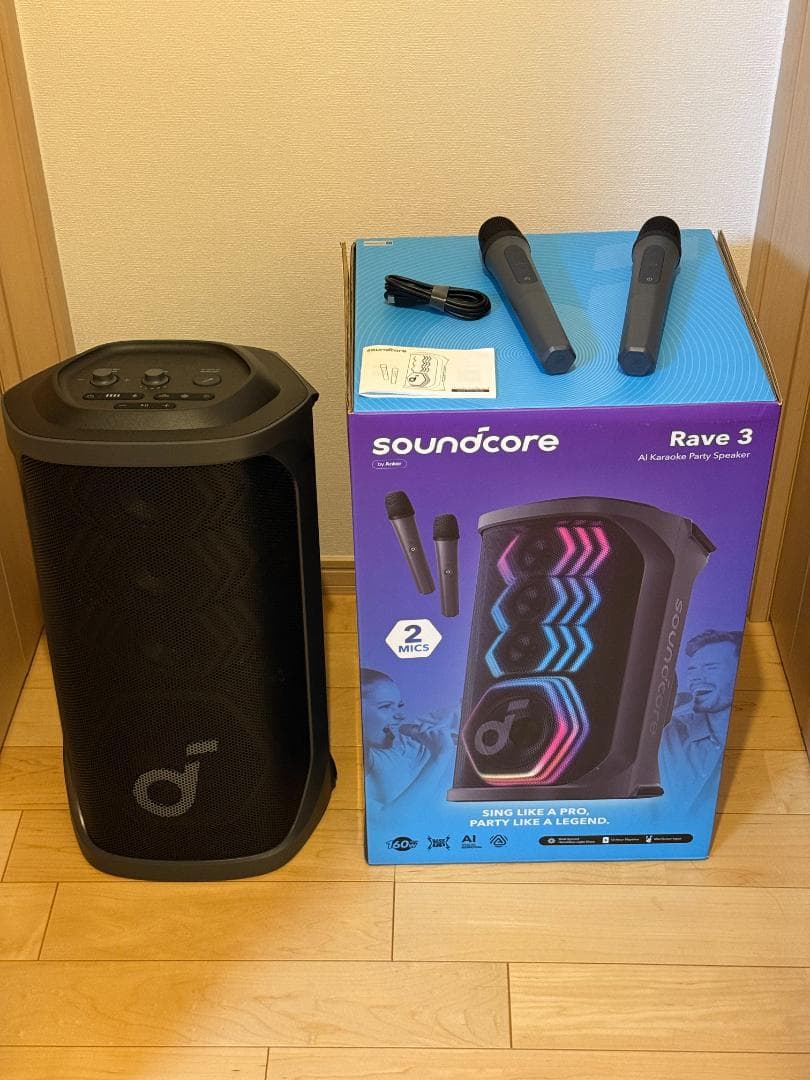 Anker Soundcore Rave 3 bluetooth スピーカー