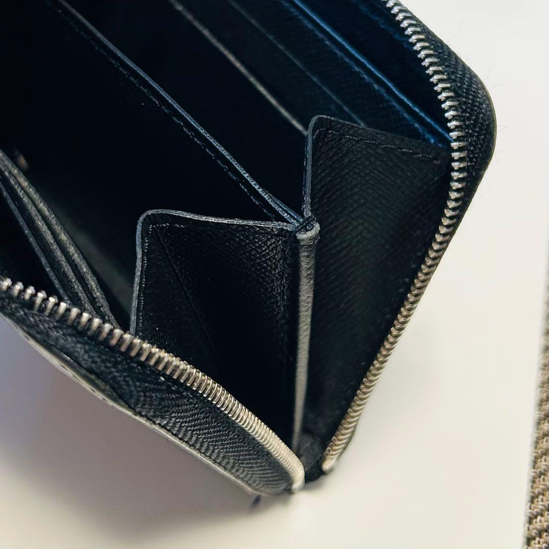 ルイヴィトン　エピ　ノアール　ジッピーウォレット　ミニ
