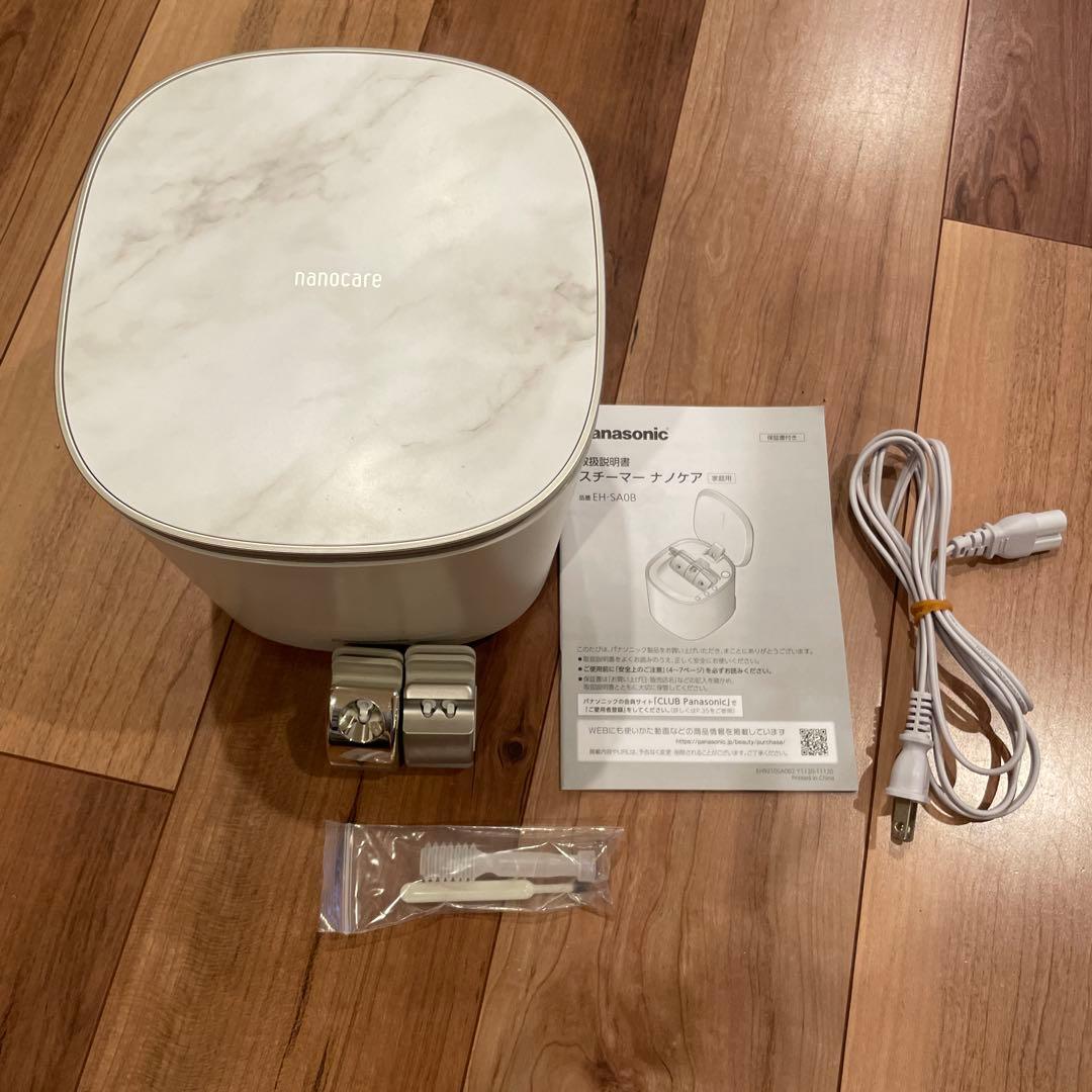 【美品】Panasonic スチーマー ナノケア EH-SA0B