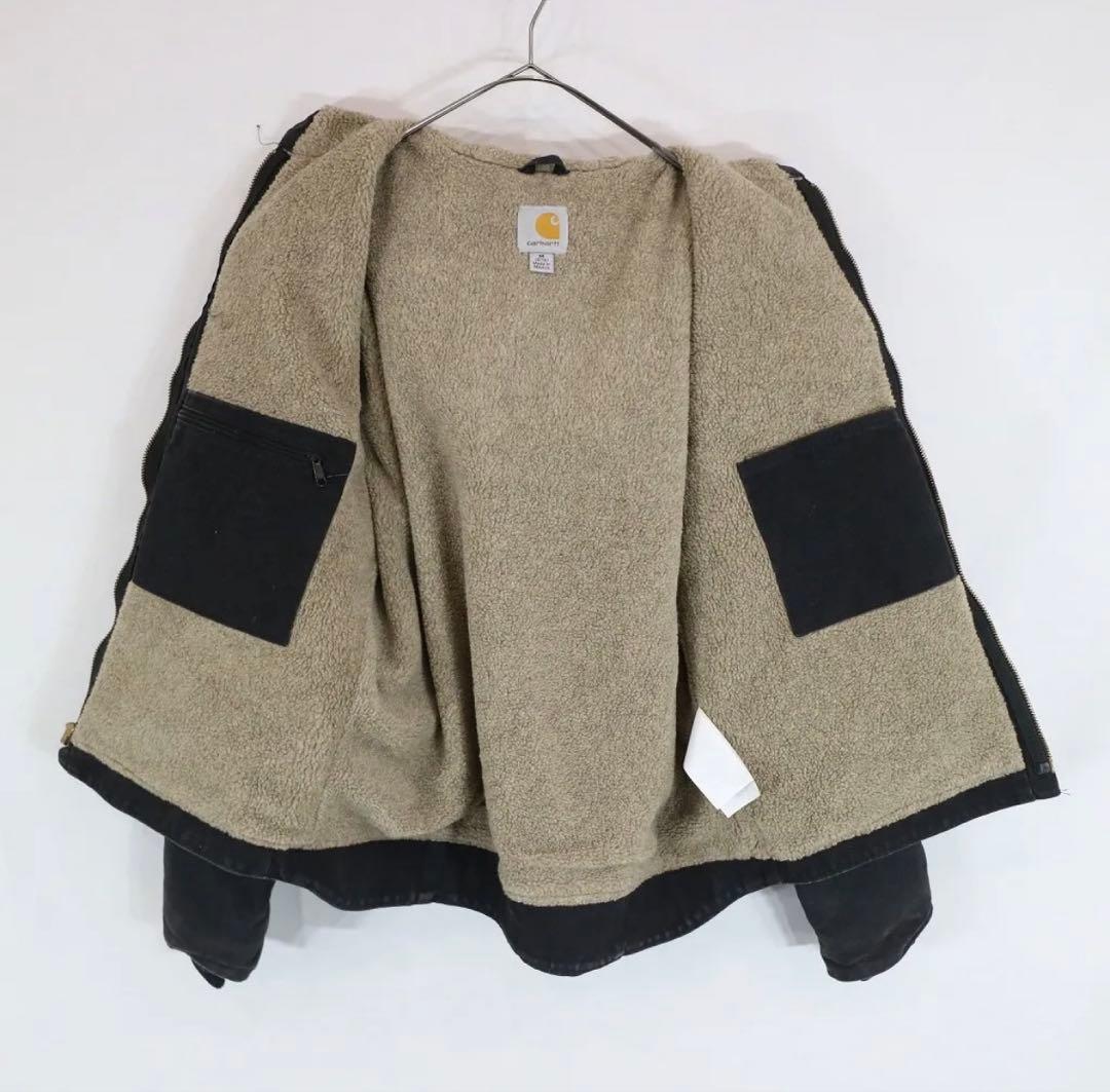 Carhartt カーハート　シエラジャケット ワーク 裏地ボア ブラック