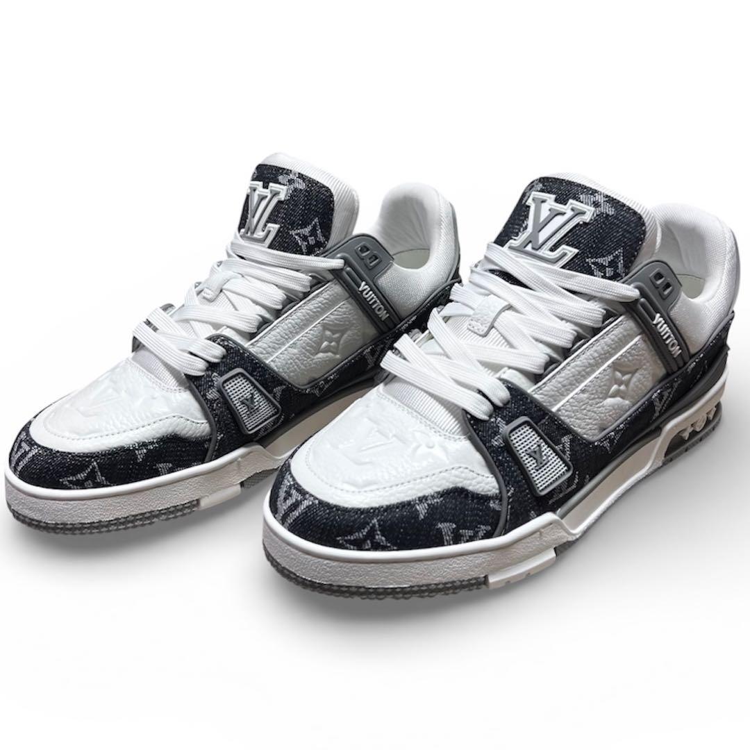 【美品】Louis Vuitton ルイヴィトン トレーナー モノグラム グレー