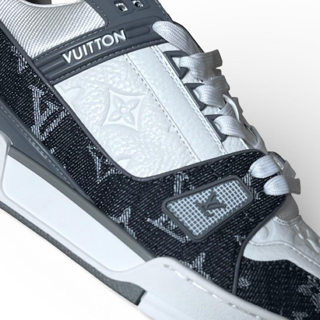 【美品】Louis Vuitton ルイヴィトン トレーナー モノグラム グレー