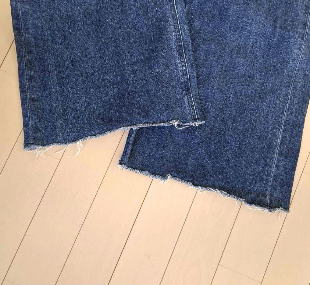 ともちゃんさん専用*【美品】YANUKワイドフレア カットオフ アメリカンブルー