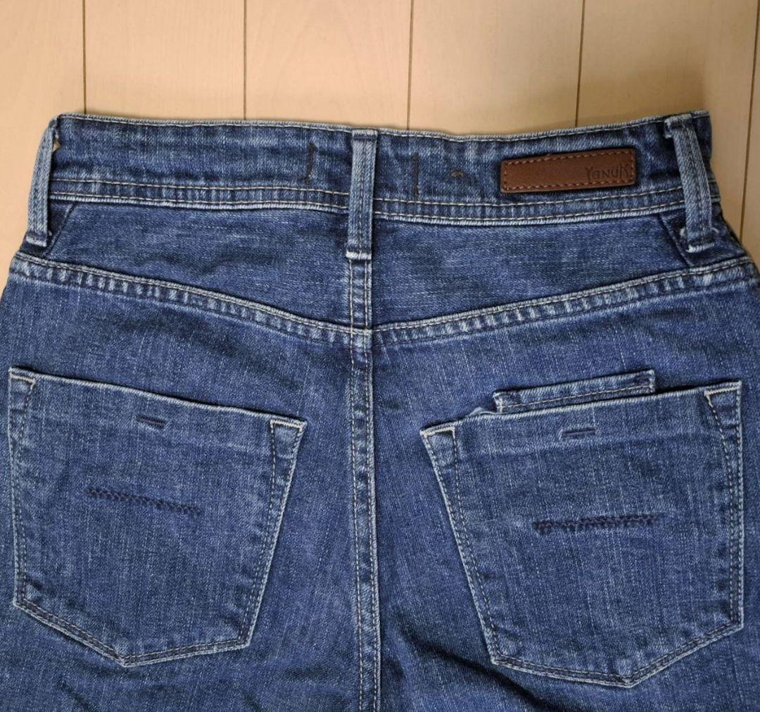 ともちゃんさん専用*【美品】YANUKワイドフレア カットオフ アメリカンブルー