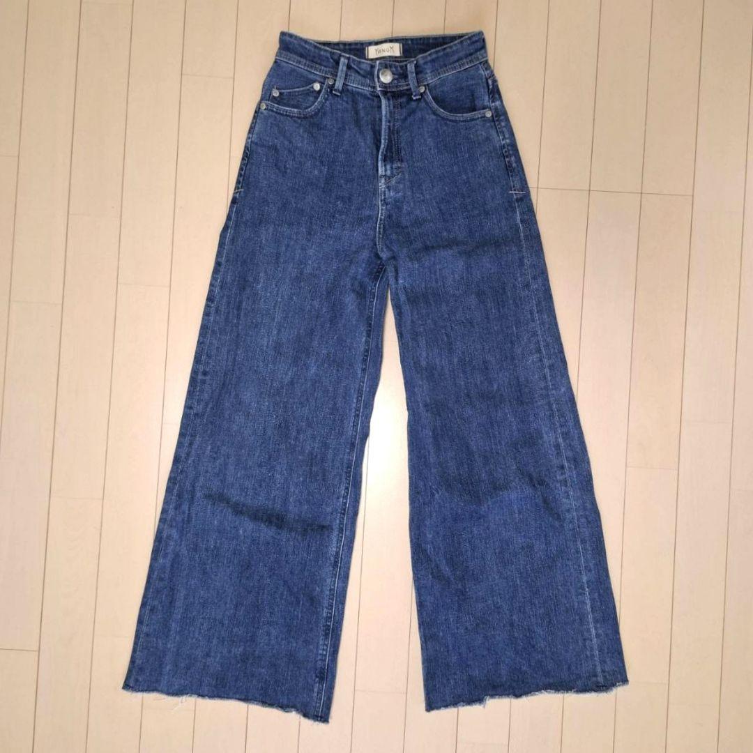 ともちゃんさん専用*【美品】YANUKワイドフレア カットオフ アメリカンブルー