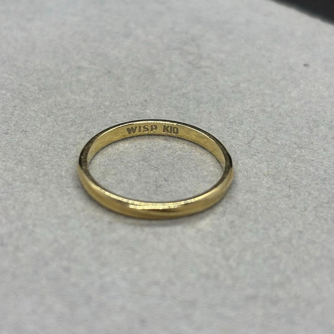 即決 WISP K10 ゴールド リング 指輪 9号