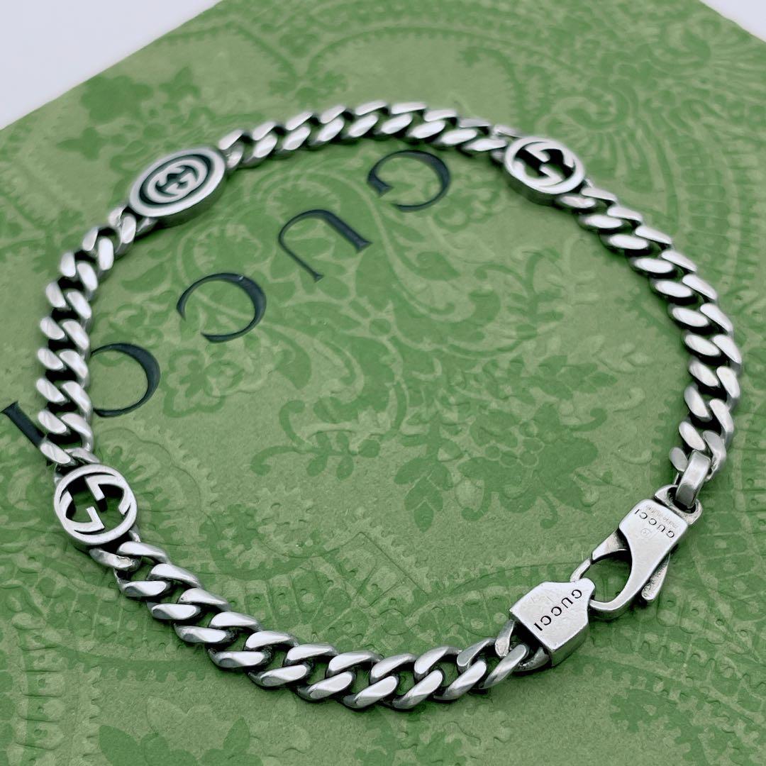 GUCCI インターロッキング　喜平　チェーン　G ブレスレット