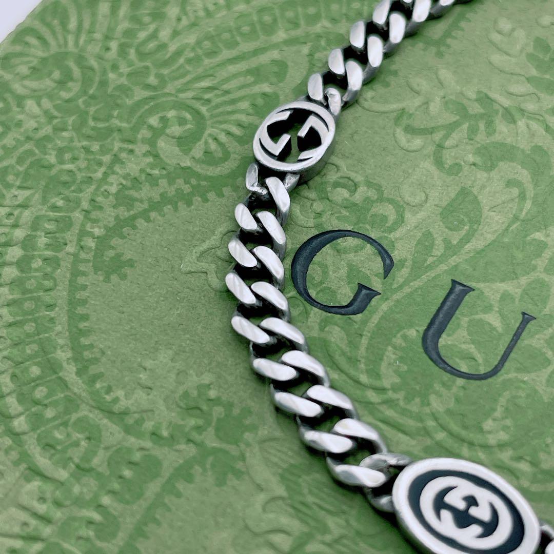 GUCCI インターロッキング　喜平　チェーン　G ブレスレット