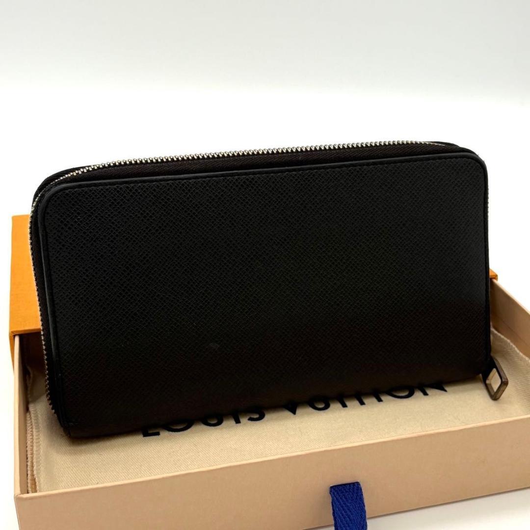 ルイヴィトン 長財布 タイガ ジッピー オーガナイザー 黒 ブラック 1924