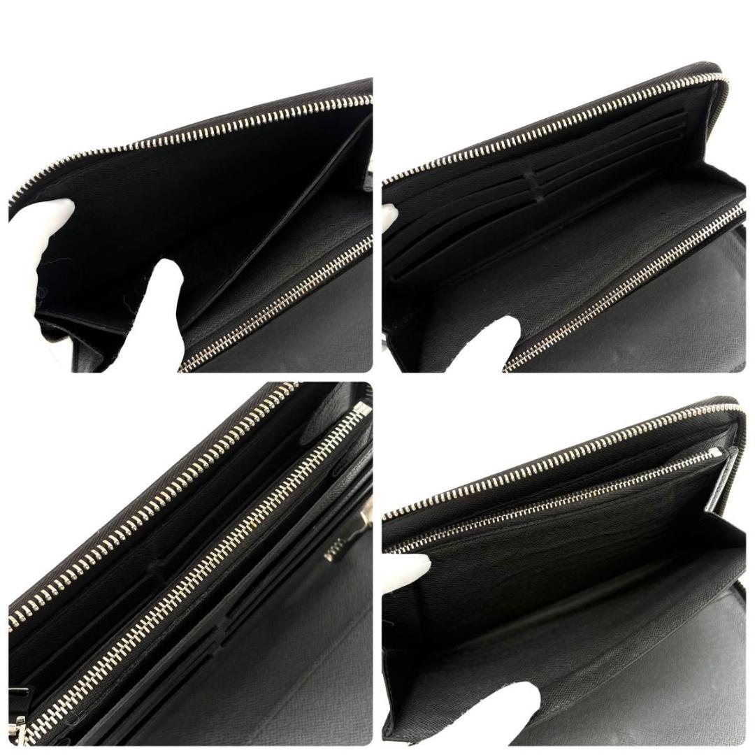 ルイヴィトン 長財布 タイガ ジッピー オーガナイザー 黒 ブラック 1924