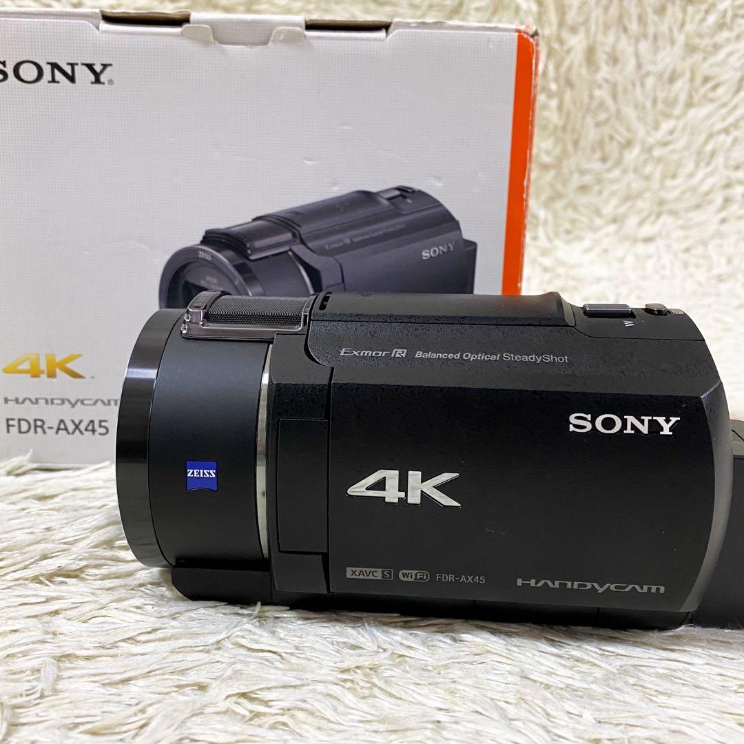 【未使用級】SONY ソニー ハンディカム 4K ビデオカメラ FDR-AX45