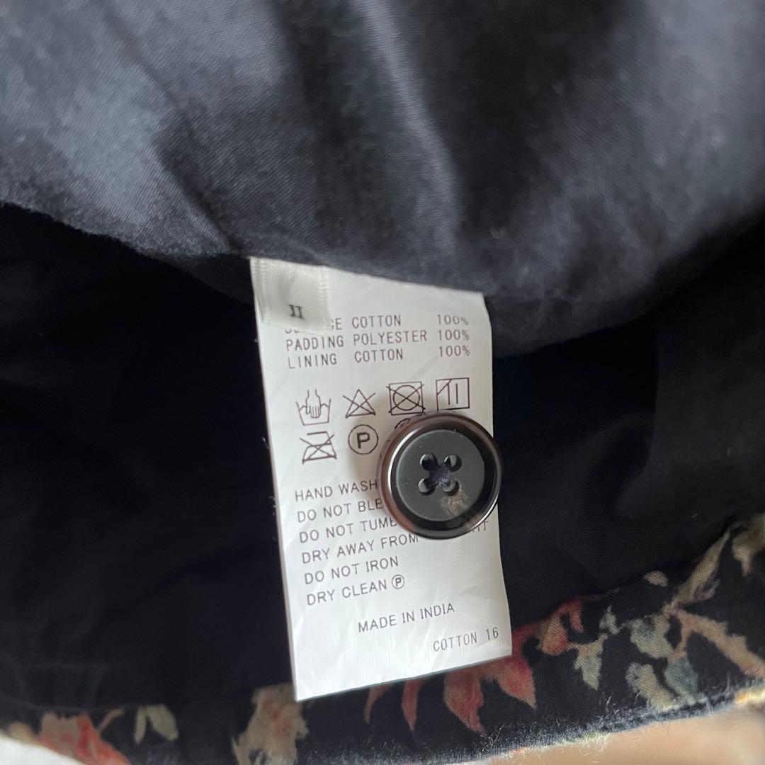 SOIL 60s FLOWER VNECK VEST キルト　中綿ベスト　ソイル