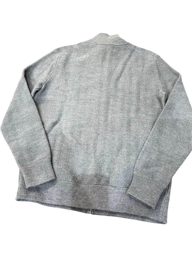 極美品　ポロラルフローレン　ウォッシャブル　ウール　ドライバーズ　フルジップ