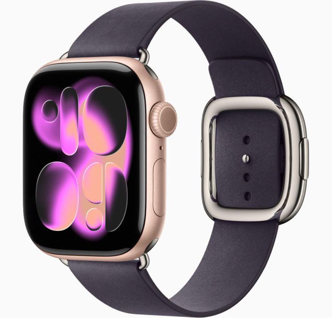 42mmケース用ミッドナイトパープルモダンバックル - S