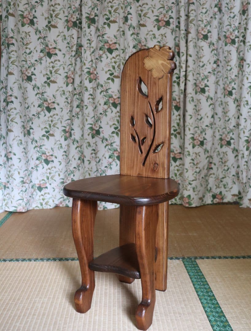 吉野杉のハイバックチェア　奈良県　手作り