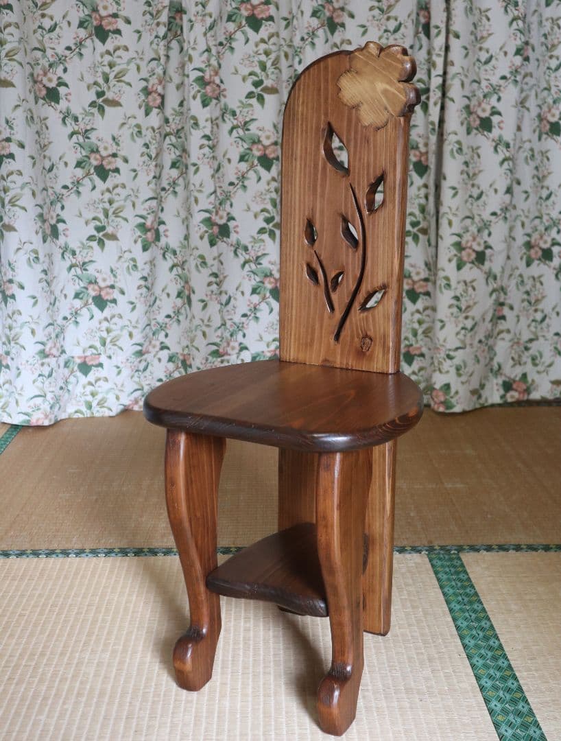 吉野杉のハイバックチェア　奈良県　手作り