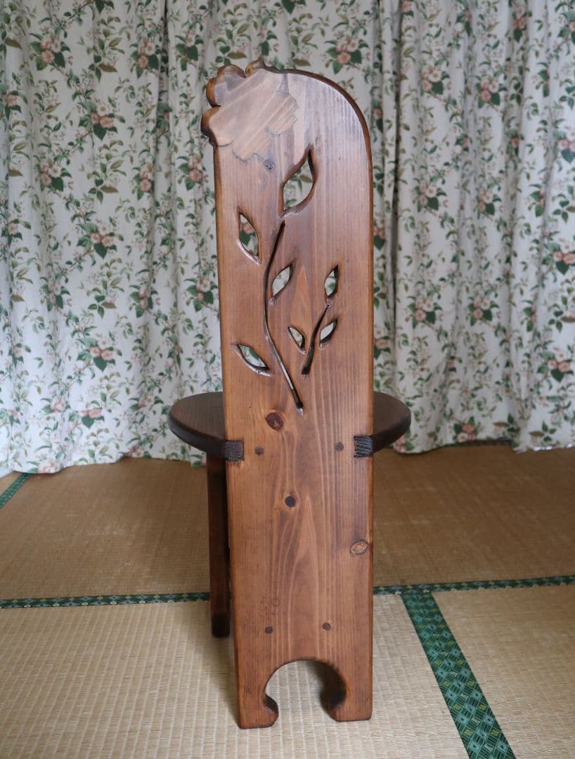 吉野杉のハイバックチェア　奈良県　手作り