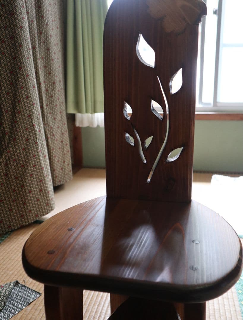 吉野杉のハイバックチェア　奈良県　手作り