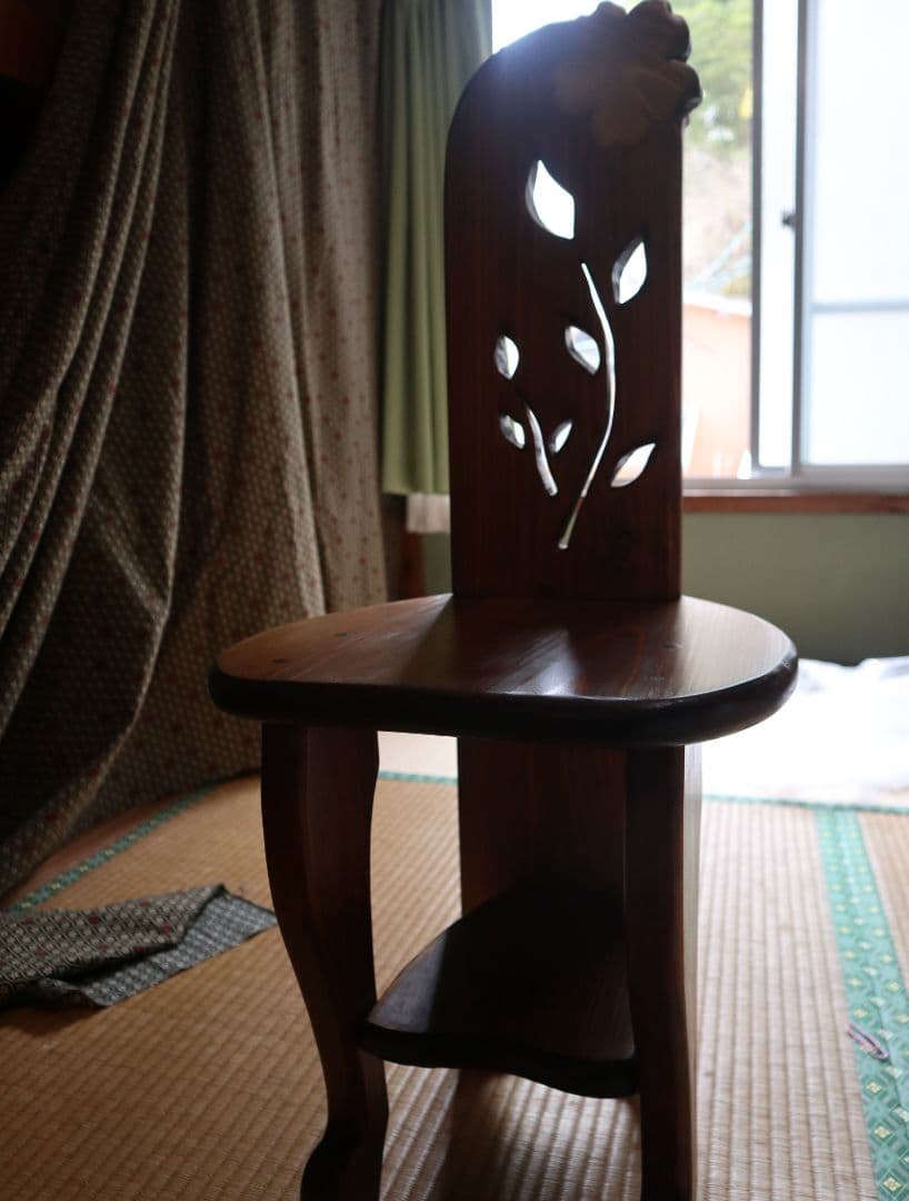 吉野杉のハイバックチェア　奈良県　手作り