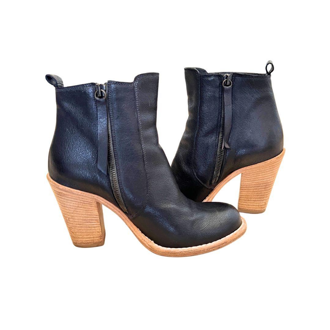 forte_forte グレインレザーブーツ（イタリア製）