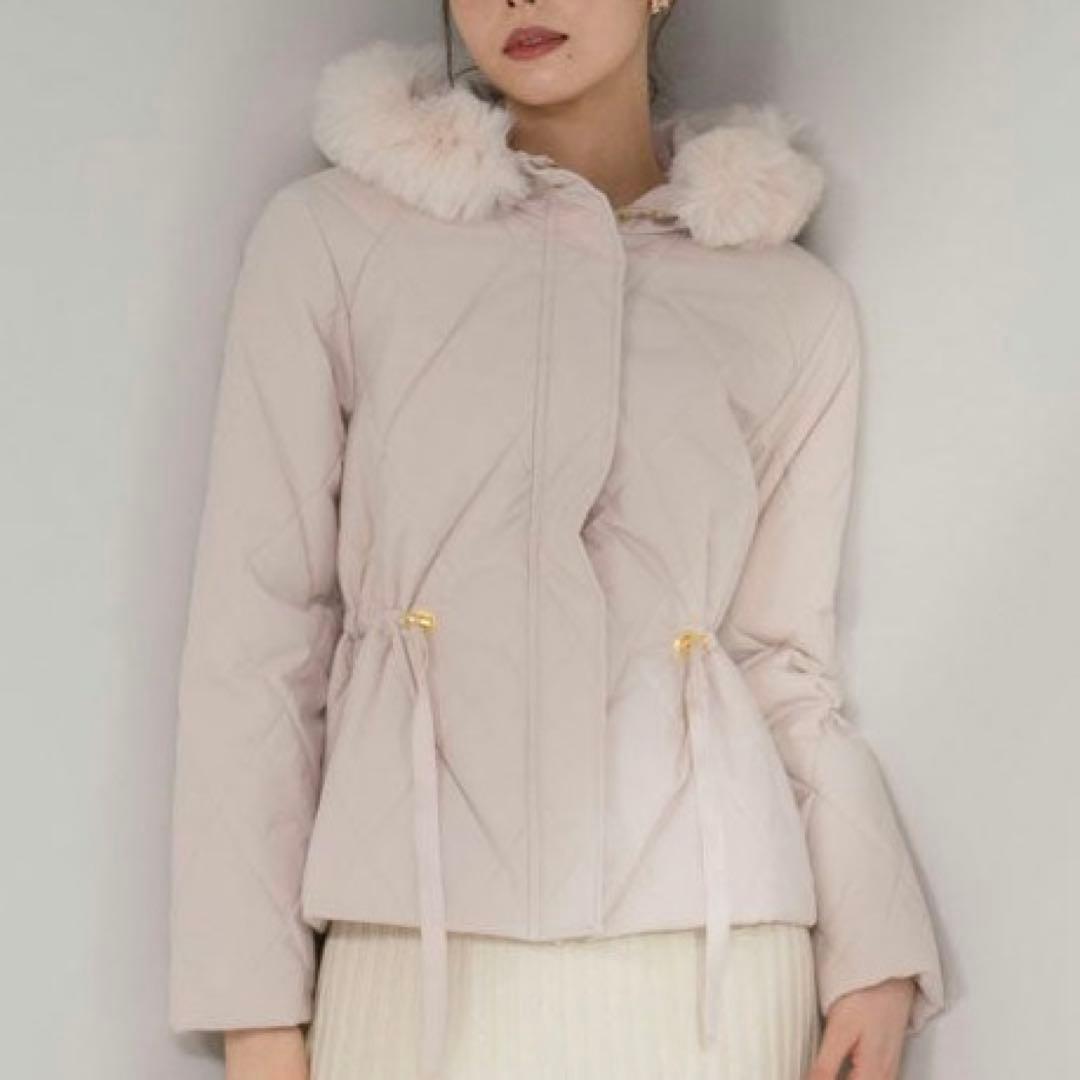 NOELA ドロスト中綿コート ベージュ Mサイズ