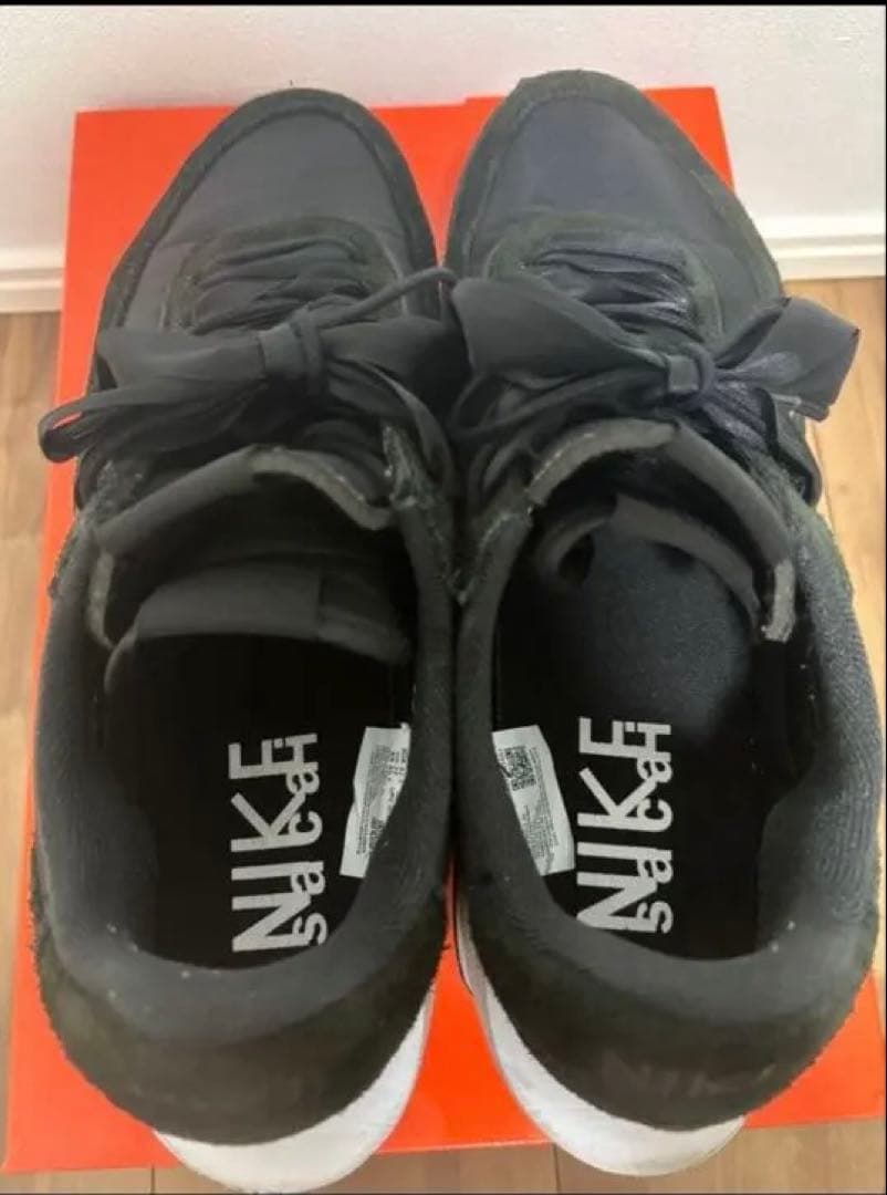 sacai × Nike LDV Waffle Triple Black