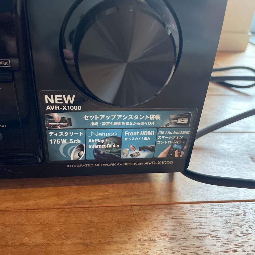 Z675 DENON デノン AVR-X1000 AVレシーバー アンプ　美品